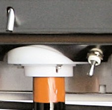 bevestiging van de fles