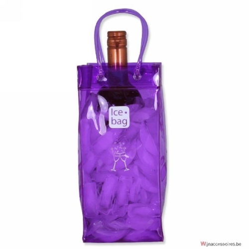Champagnekoeler of wijnkoeler Ice Bag Design Collection Purple